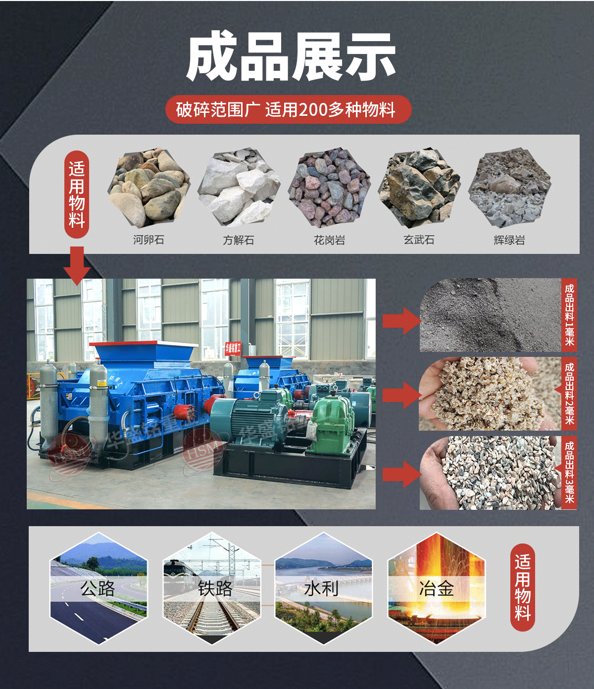 對輥式破碎機(jī)每小時60到80噸型號有哪些?價格怎么樣