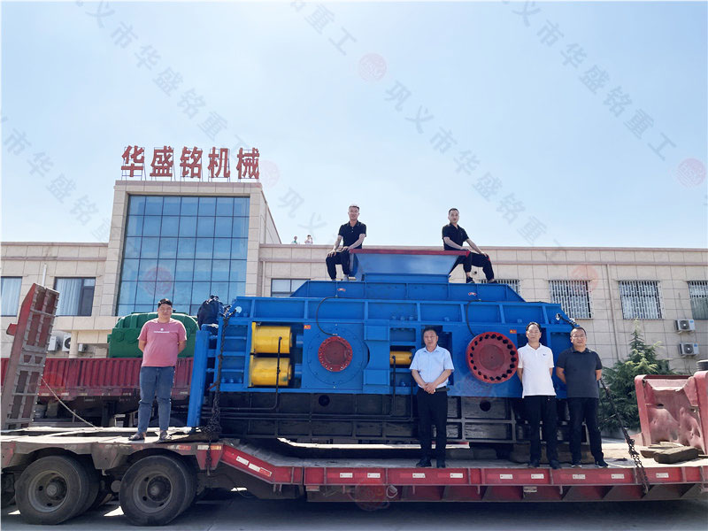 砂廠老板想要高產 還想簡單易維護 就用對輥制砂機